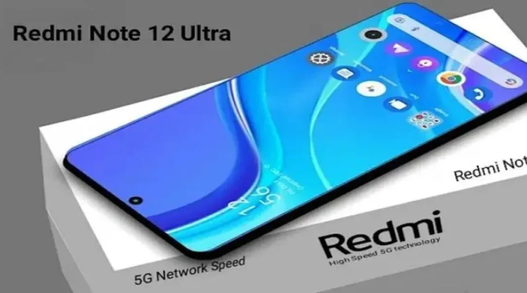 Redmi Note 12 Ultra 5G premium smartphone with AMOLED display and 200MP camera