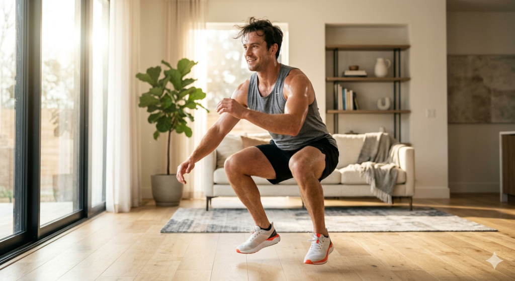 10-Minute Home Workout That Burns Fat Without Any Equipment