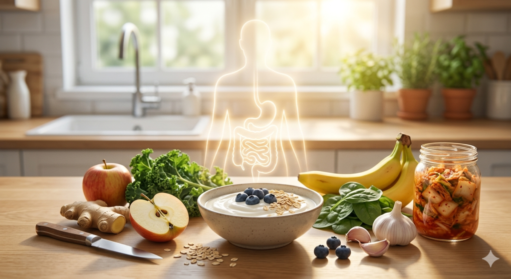 8 Foods That Help Clean Your Gut Naturally for Better Digestion